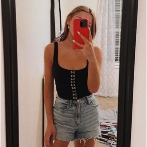 Forever 21 Black Crop top